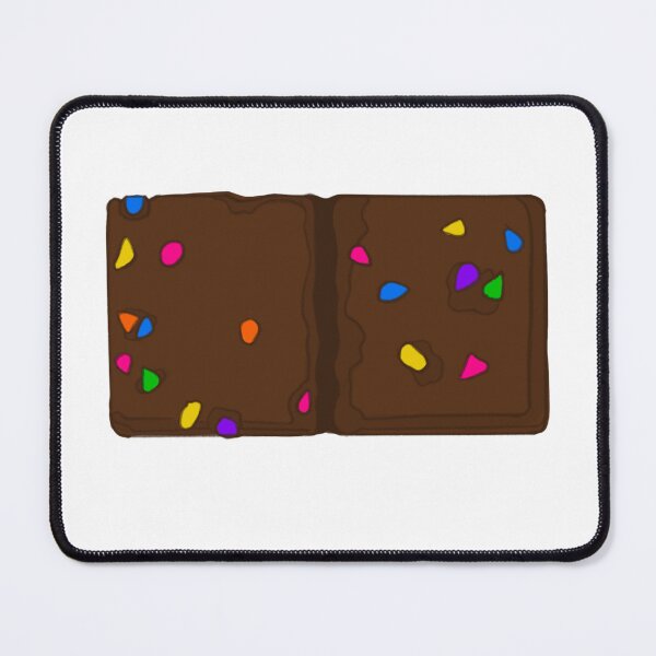 Item preview, Colorful Sprinkle Chocolate Brownie Sticker Single designed and sold by MonsterArtist.