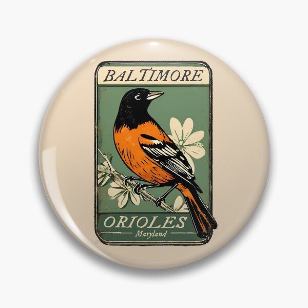 Item preview, Baltimore Orioles Represents Maryland The Oriole Bird in Vintage designed and sold by FociCreate.