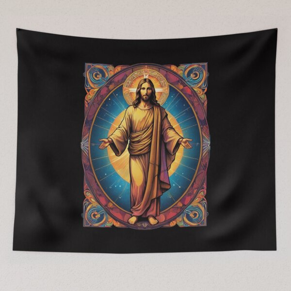 Item preview, Jesus Christ (tetradic colors) 4 designed and sold by Warih.