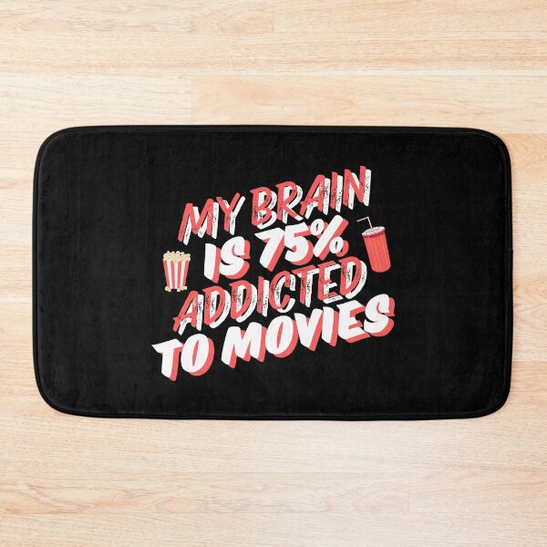 Item preview, My Brain is 75% Addicted to Movies designed and sold by DigitalMagShop.