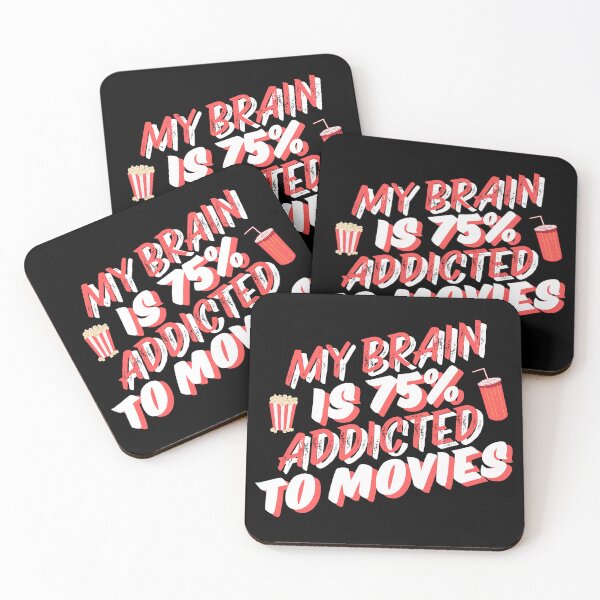 Item preview, My Brain is 75% Addicted to Movies designed and sold by DigitalMagShop.