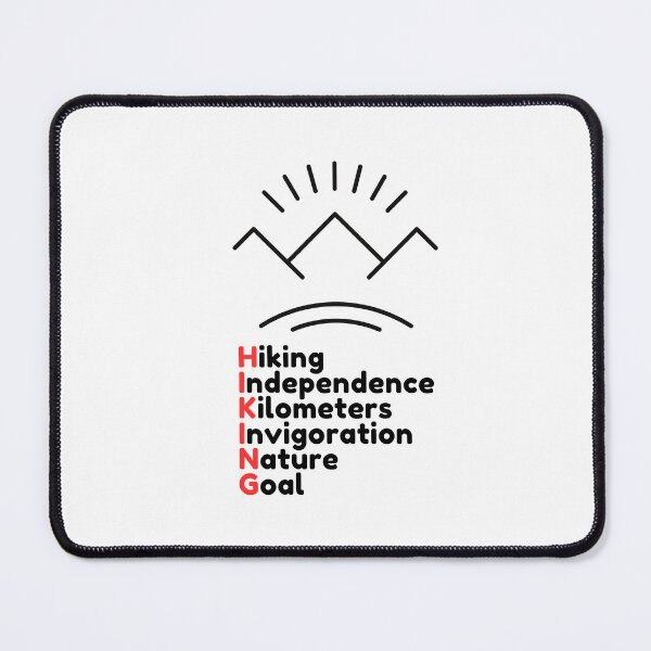 Item preview, Hiking - Independence Kilometers Invigoration Nature Goal designed and sold by ArtYourStyle.