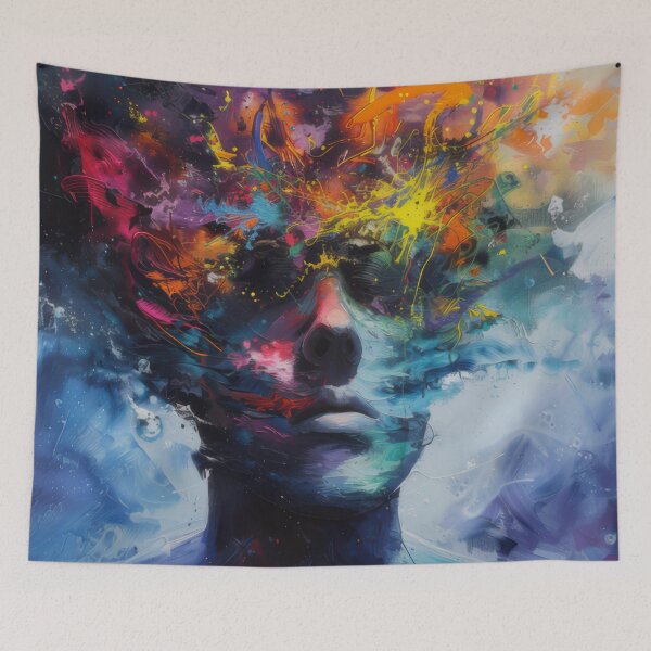 Item preview, All the wonders of your mind - colourful explosion of thoughts and feelings designed and sold by PrettyPinkSkies.