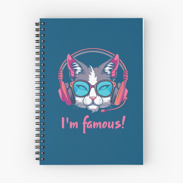 Item preview, Cat dj and musician. I'm famous art designed and sold by Leylita Design.