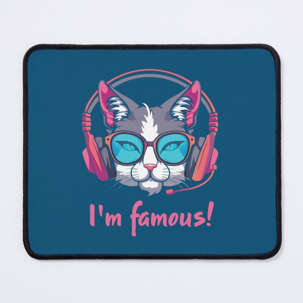 Item preview, Cat dj and musician. I'm famous art designed and sold by Leylita Design.
