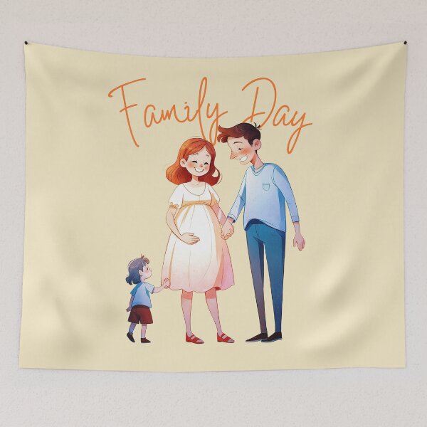 Item preview, Family Day - Family Embrace designed and sold by Animepic222.
