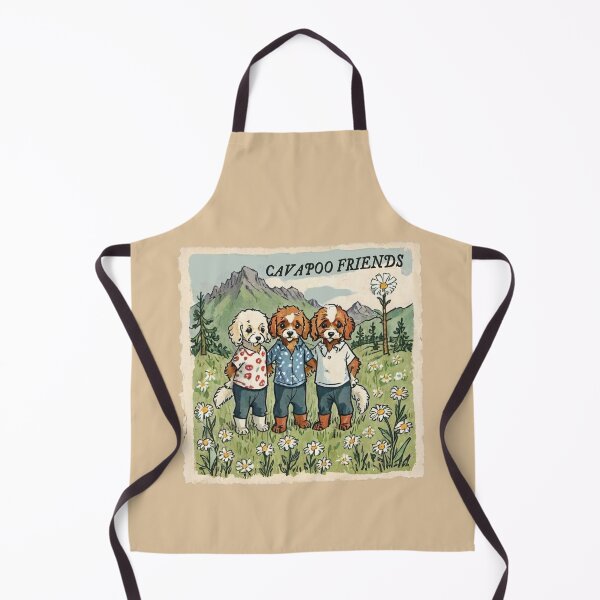 Item preview, Me and My Cavapoo Friends Always Together Cavapoo Puppies and Dogs designed and sold by FociCreate.