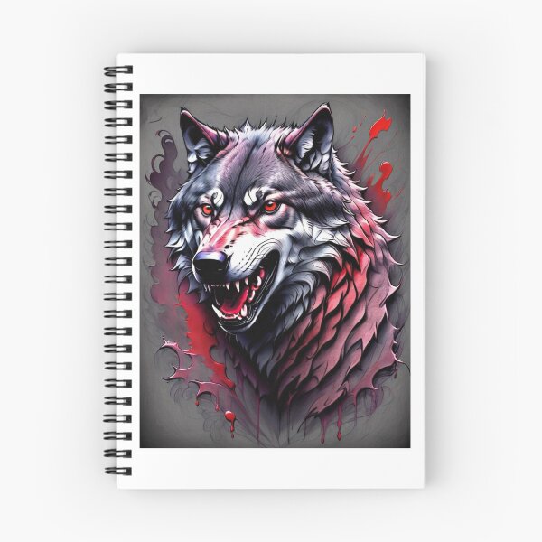 Item preview, Portrait of a Raging Wolf with Blood Lust designed and sold by ridhifashion.