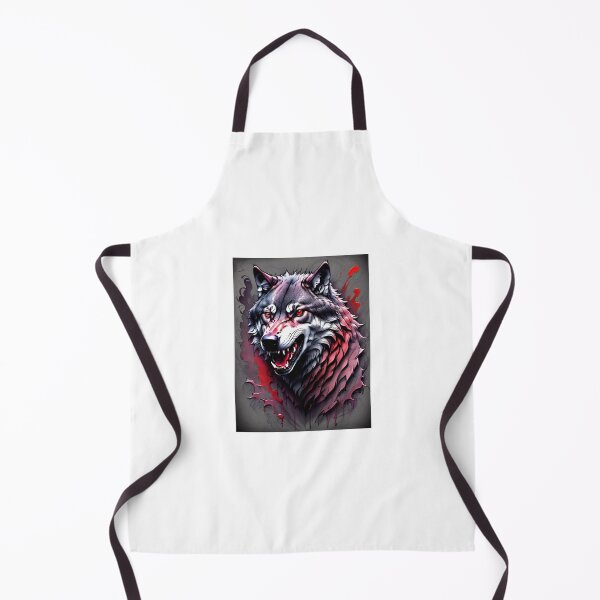 Item preview, Portrait of a Raging Wolf with Blood Lust designed and sold by ridhifashion.