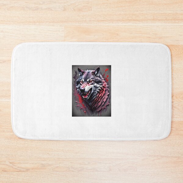 Item preview, Portrait of a Raging Wolf with Blood Lust designed and sold by ridhifashion.