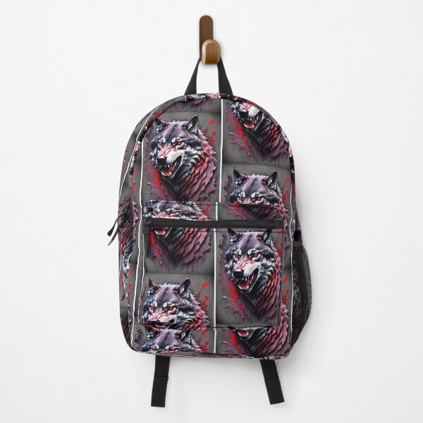 Item preview, Portrait of a Raging Wolf with Blood Lust designed and sold by ridhifashion.