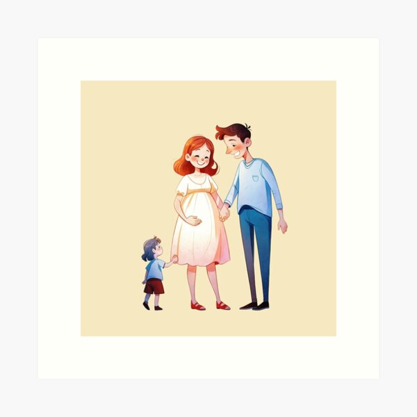 Item preview, Happy Family - Family Embrace designed and sold by Animepic222.