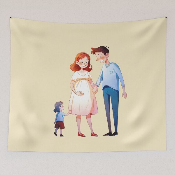 Item preview, Happy Family - Family Embrace designed and sold by Animepic222.