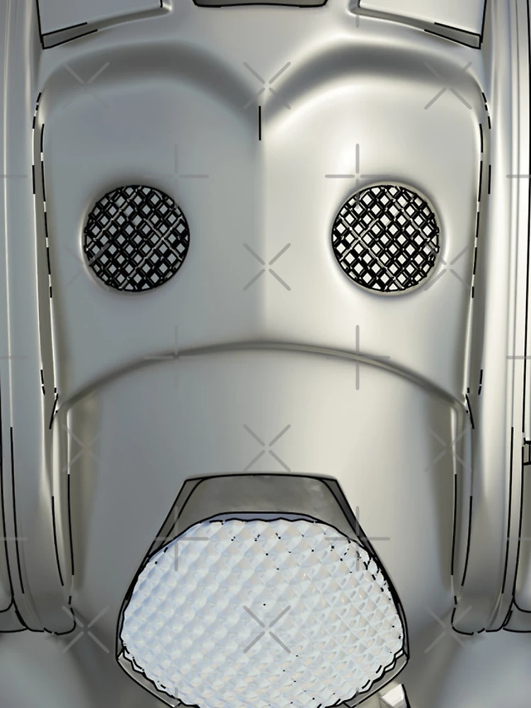 Thumbnail 4 of 4, iPhone Case, Silver Cyberman designed and sold by RoccaWho.