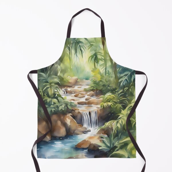 Item preview, Small Waterfall in Jungle designed and sold by CalmnessbyChoice.