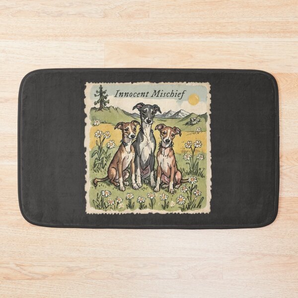 Item preview, Innocent Mischief Whippet Dogs Friends Always Together Funny Dog Mom designed and sold by FociCreate.