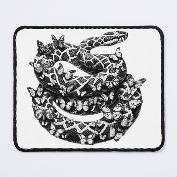 Item preview, Snake Design with Butterflies designed and sold by DammyK89.