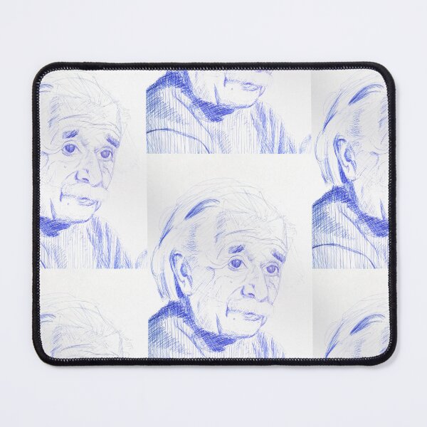 Item preview, Albert Einstein portrait illustration designed and sold by Arthur Loeuil.
