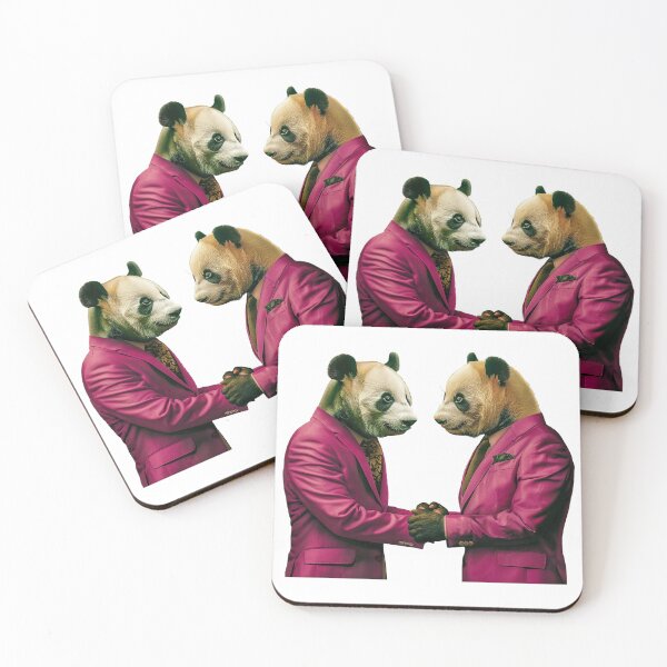 Item preview, Pandas at the bussines meeting  designed and sold by PixcelStudioB.