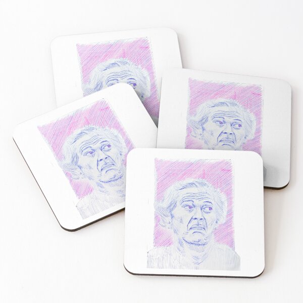 Item preview, Old woman portrait illustration designed and sold by Arthur Loeuil.