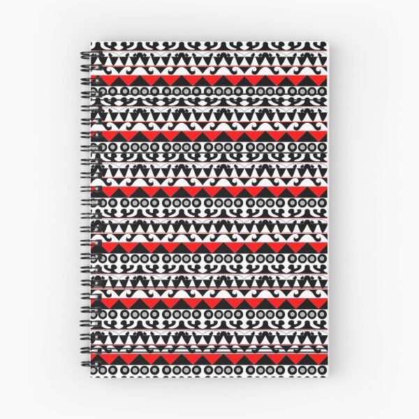 Item preview, Red-black fabric pattern designed and sold by Toom289.