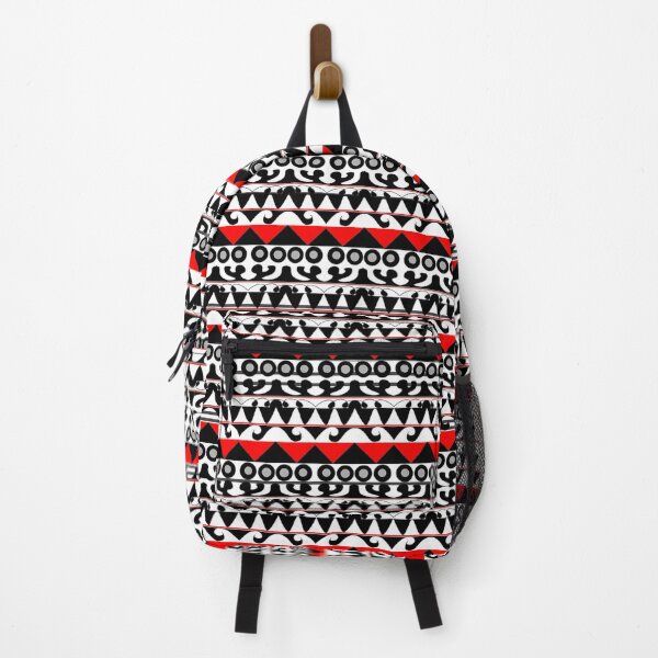 Item preview, Red-black fabric pattern designed and sold by Toom289.