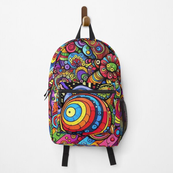 Item preview, Colorful Psychedelic Floral designed and sold by Teepot888.