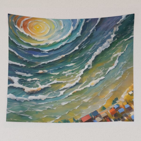 Item preview, On the edge of the rough sea designed and sold by LilithsDesires.