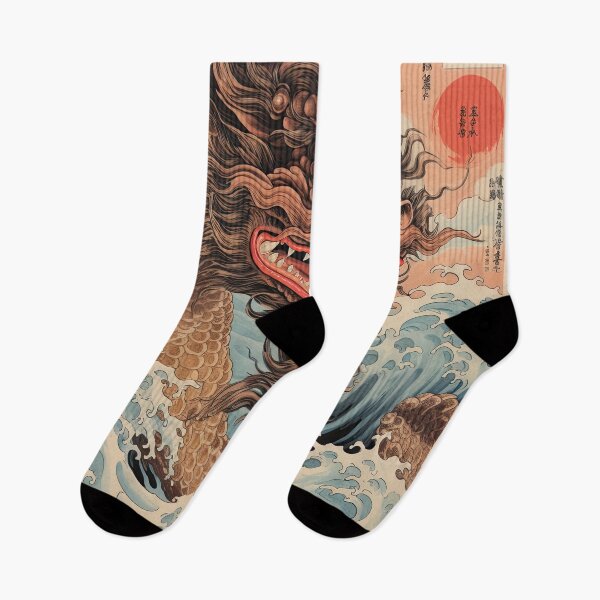 Item preview, vintage Japanese Water dragon designed and sold by obstinator.