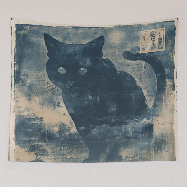 Item preview, Vintage Japanese Catzilla designed and sold by obstinator.