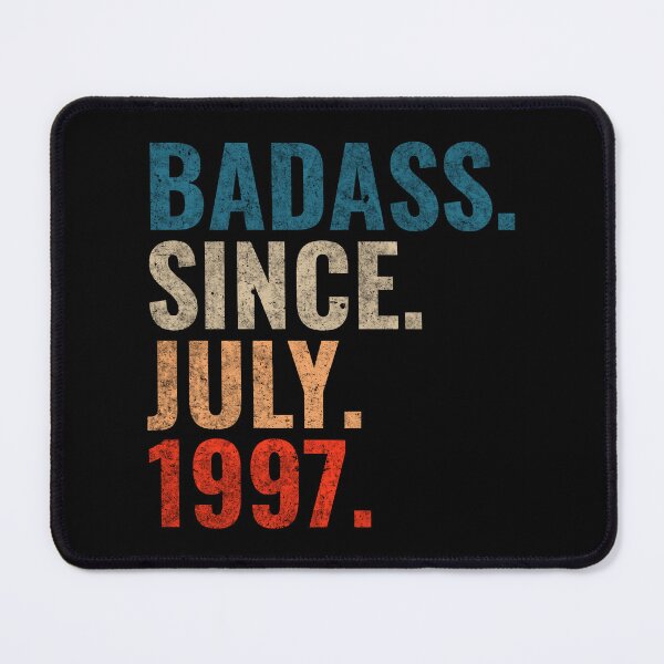 Item preview, Badass since July 1997 Vintage 1997 July birthday gift designed and sold by Teelogic.