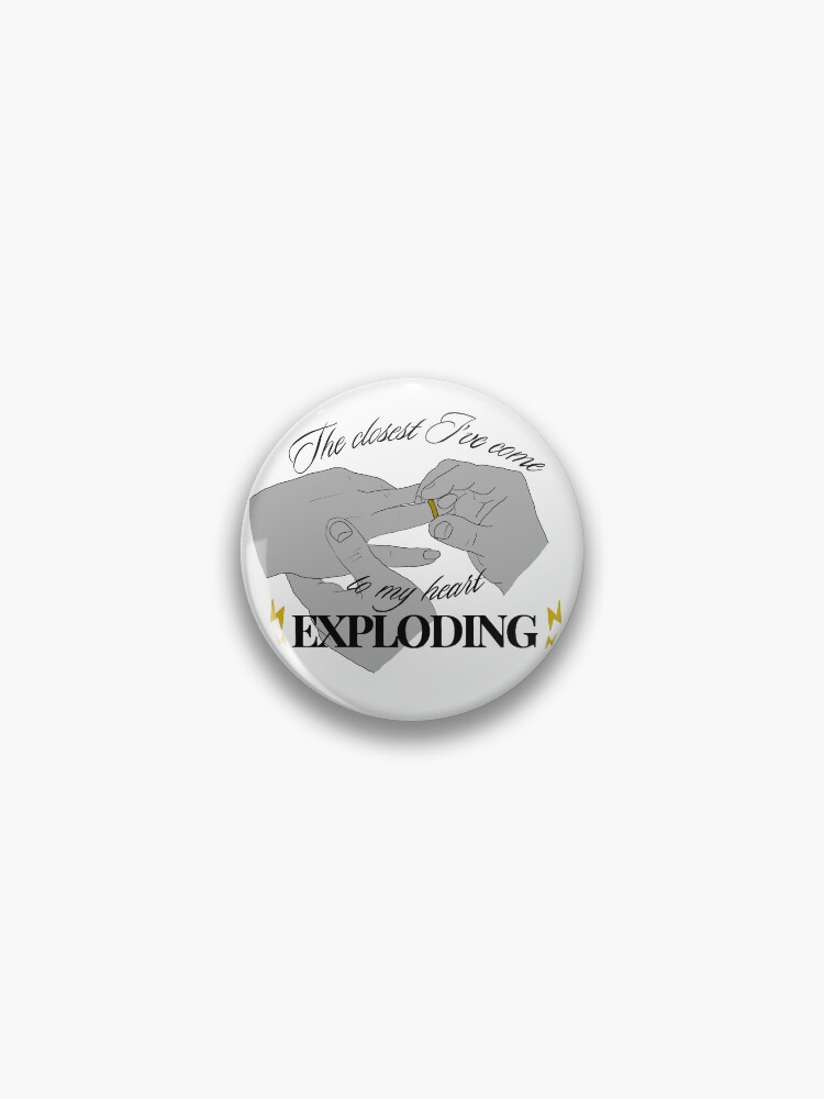 Thumbnail 1 of 3, Pin, Heart Exploding designed and sold by DelilaDabbles.