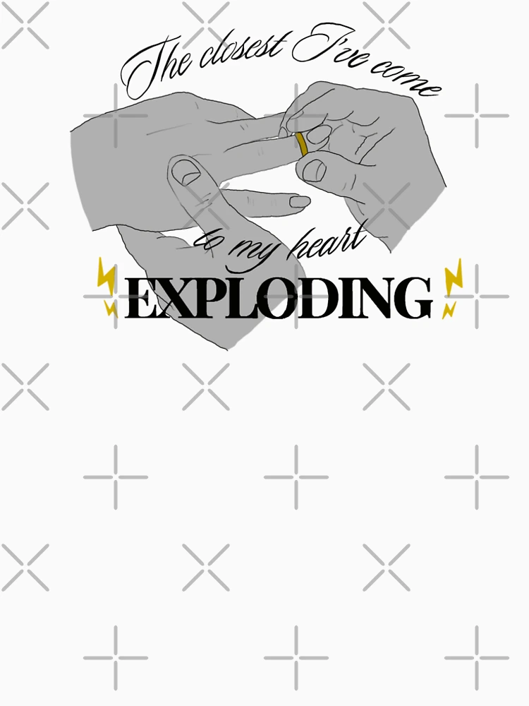 Thumbnail 4 of 4, Premium T-Shirt, Heart Exploding designed and sold by DelilaDabbles.
