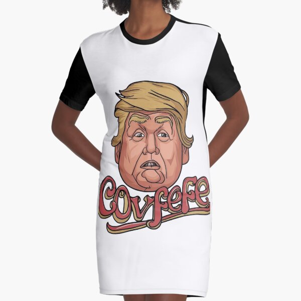 Item preview, Trump Covfefe Political Cartoon designed and sold by ArtByYunus.