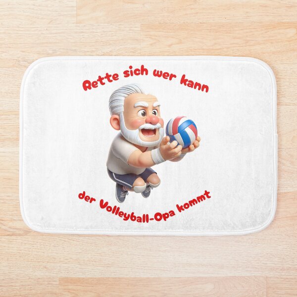 Item preview, Grandpa plays volleyball designed and sold by HerbertFlenner.