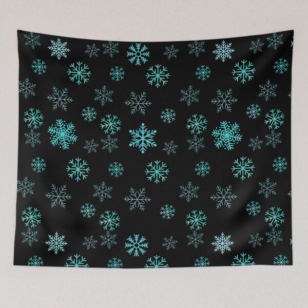 Item preview, Winter with a simple snowflake pattern (black version) designed and sold by Mr-M-2000.