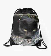 Feline Delinquent Drawstring Bag