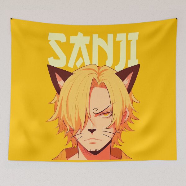 Item preview, Sanji from One Piece, cat fanart designed and sold by Xopshi.