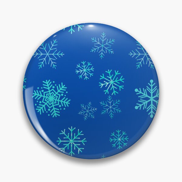 Item preview, Winter with a simple snowflake pattern (blue version) designed and sold by Mr-M-2000.
