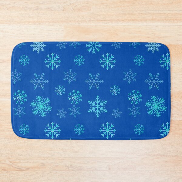 Item preview, Winter with a simple snowflake pattern (blue version) designed and sold by Mr-M-2000.