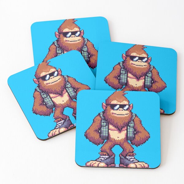 Item preview, Attitude Bigfoot Pixelart designed and sold by SilverLook48.