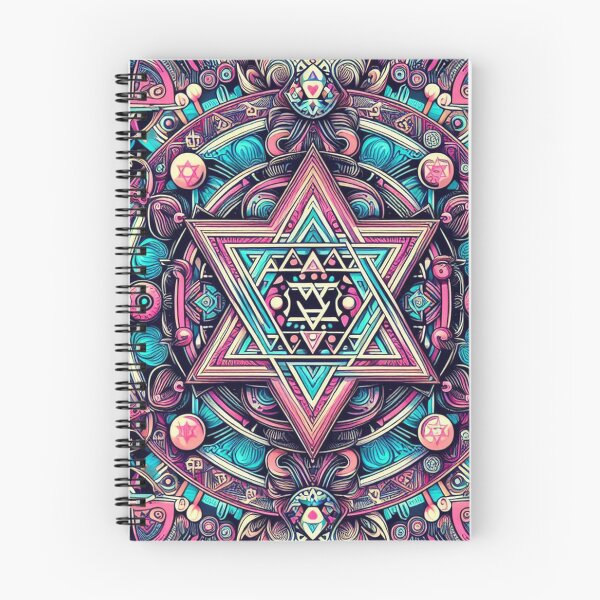 Item preview, Jewish Kabbalah Pattern with Psychedelic Aesthetic  designed and sold by Teepot888.
