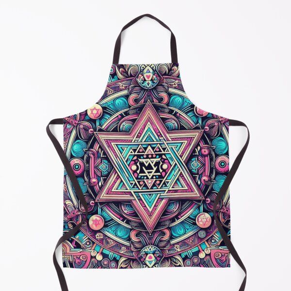 Item preview, Jewish Kabbalah Pattern with Psychedelic Aesthetic  designed and sold by Teepot888.