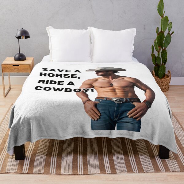 Item preview, Save a horse ride a cowboy vintage designs designed and sold by Redjakkal.