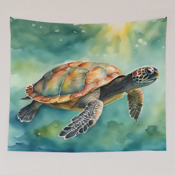 Item preview, Swimming Turtle in Sunrays designed and sold by CalmnessbyChoice.
