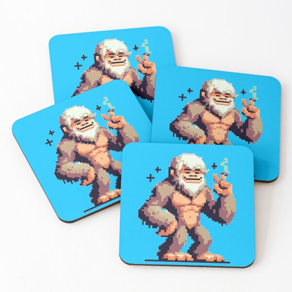 Item preview, Attitude Bigfoot Pixelart designed and sold by SilverLook48.