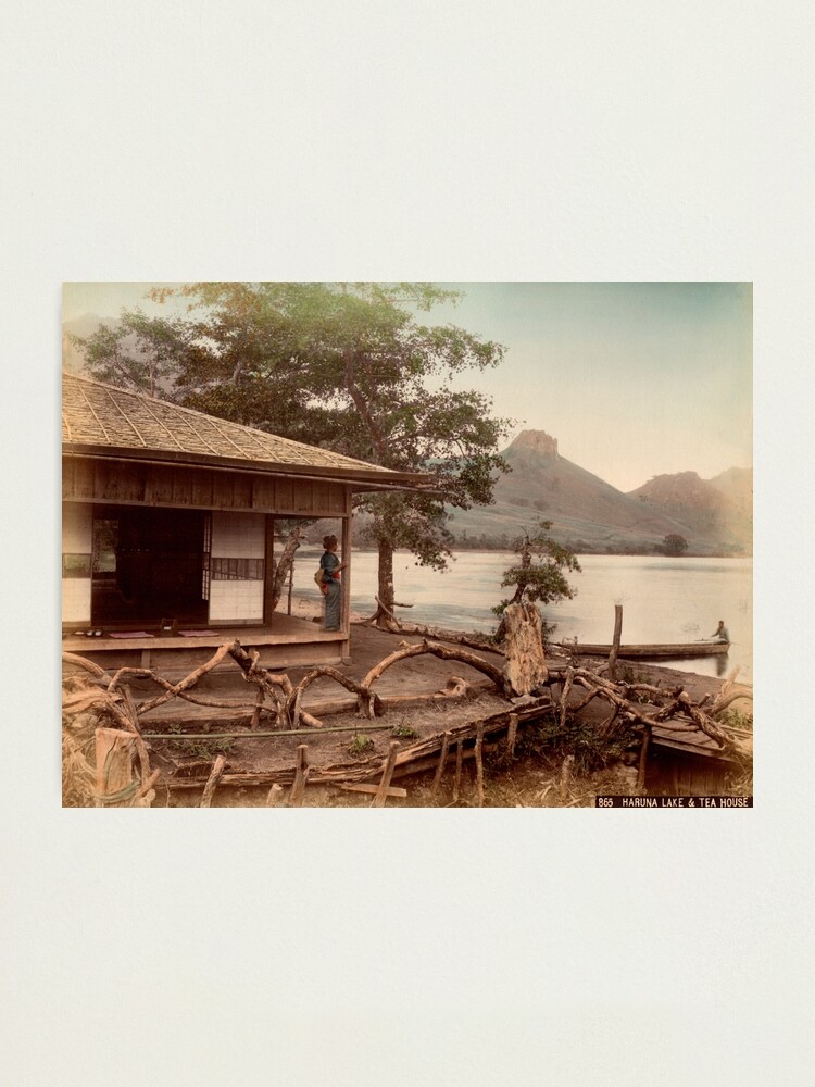 Alternate view of Haruna Lake tea house Photographic Print