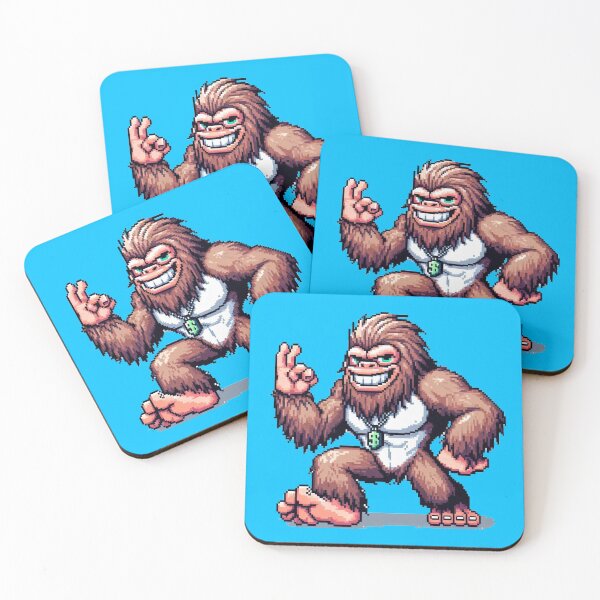 Item preview, Attitude Bigfoot Pixelart designed and sold by SilverLook48.