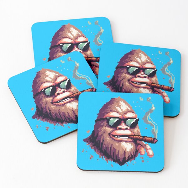 Item preview, Attitude Bigfoot Pixelart designed and sold by SilverLook48.