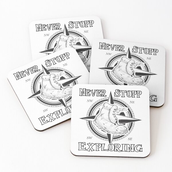 Item preview, Never Stop Exploring - Hiking designed and sold by strokli.